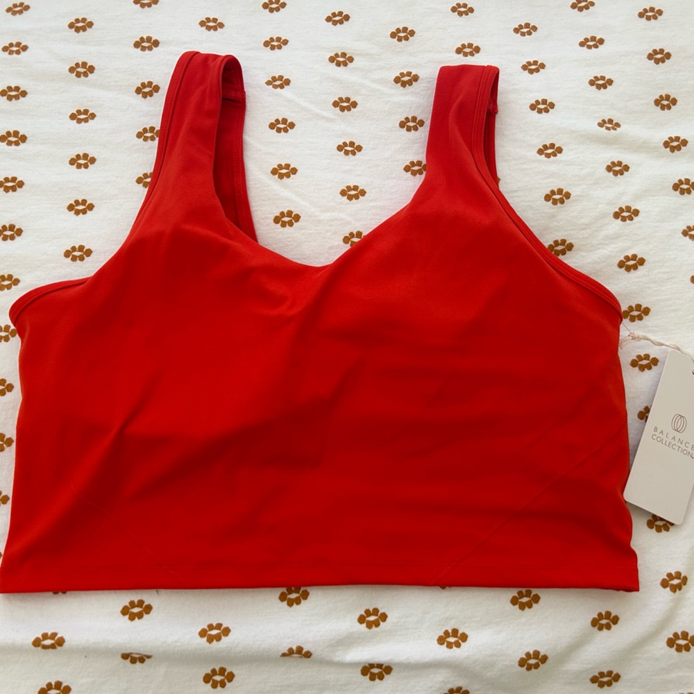 NWT Orange Collection Balance Sports Bra